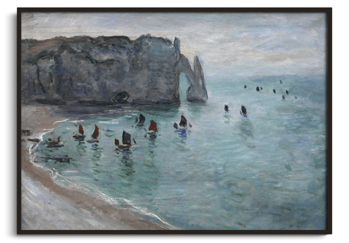 boy with fishing pole on beach monet budapest Reproduction of Étretat, la porte d'Aval by Claude – Galerie Mont-Blanc Big Game Lures 13 FISHING - FreeFall Model:CSCF-6000NG