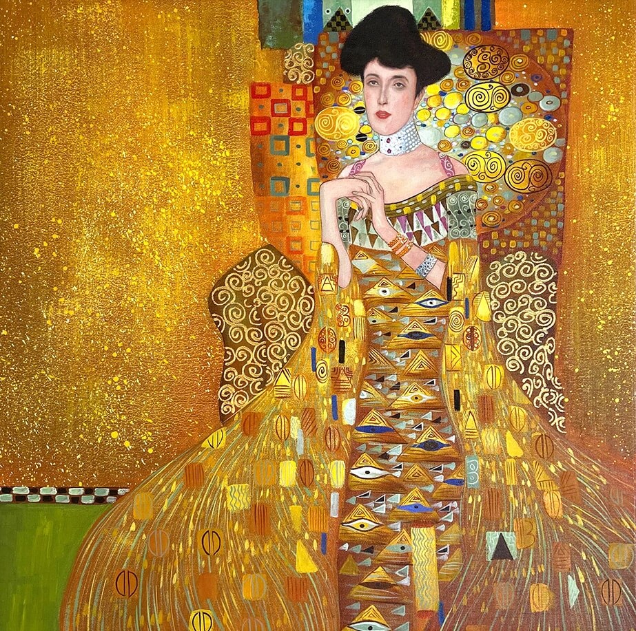 Portrait d'Adele Bloch-Bauer I de Gustav Klimt Portrait d'Adele Bloch-Bauer I de Gustav Klimt