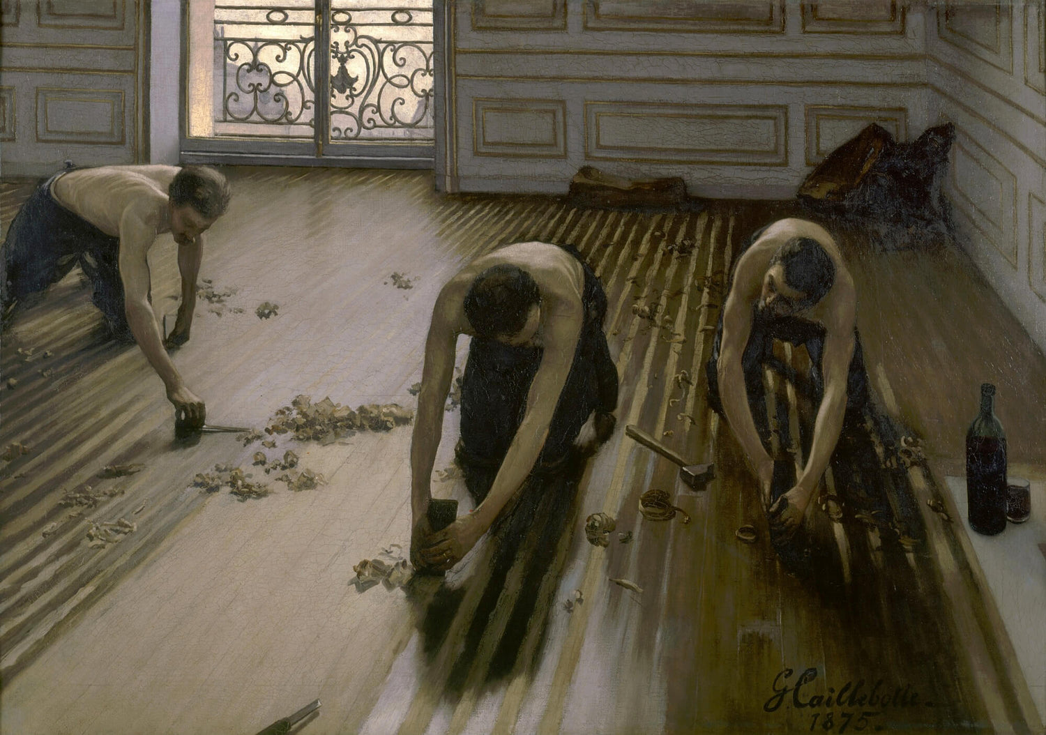 Gustave Caillebotte - Les raboteurs de parquet Gustave Caillebotte - Les raboteurs de parquet