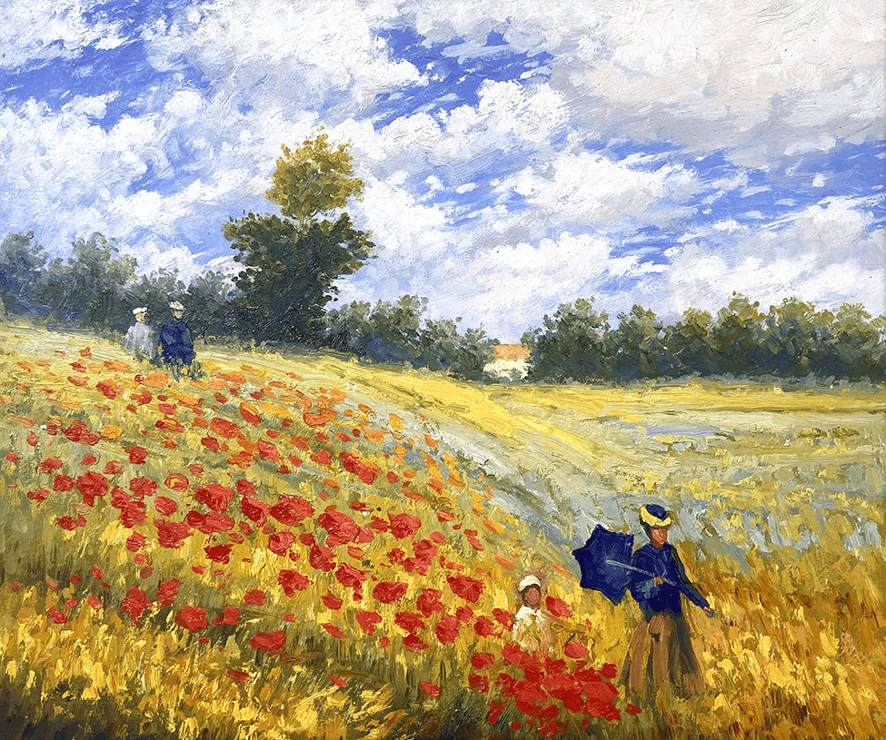 Les Coquelicots de Claude Monet Les Coquelicots de Claude Monet