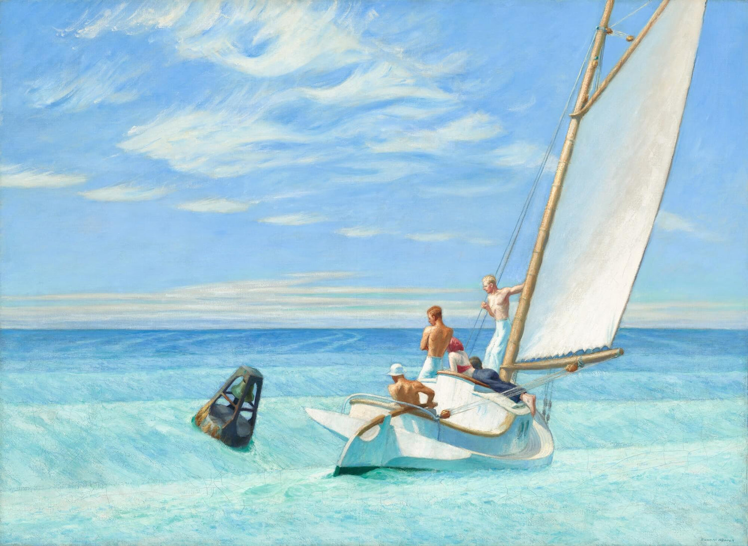 Edward Hopper - Ground swell Edward Hopper - Ground swell