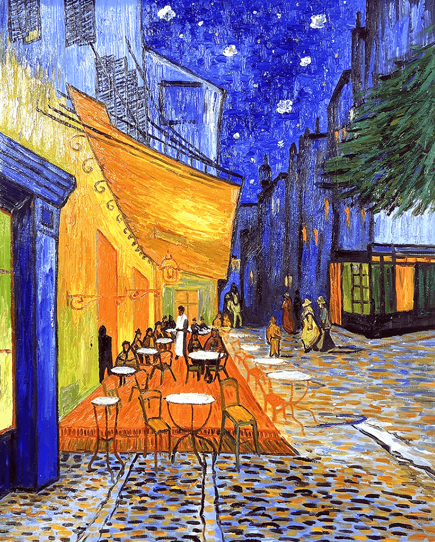 Terrasse du café le soir de Vincent Van Gogh Terrasse du café le soir de Vincent Van Gogh