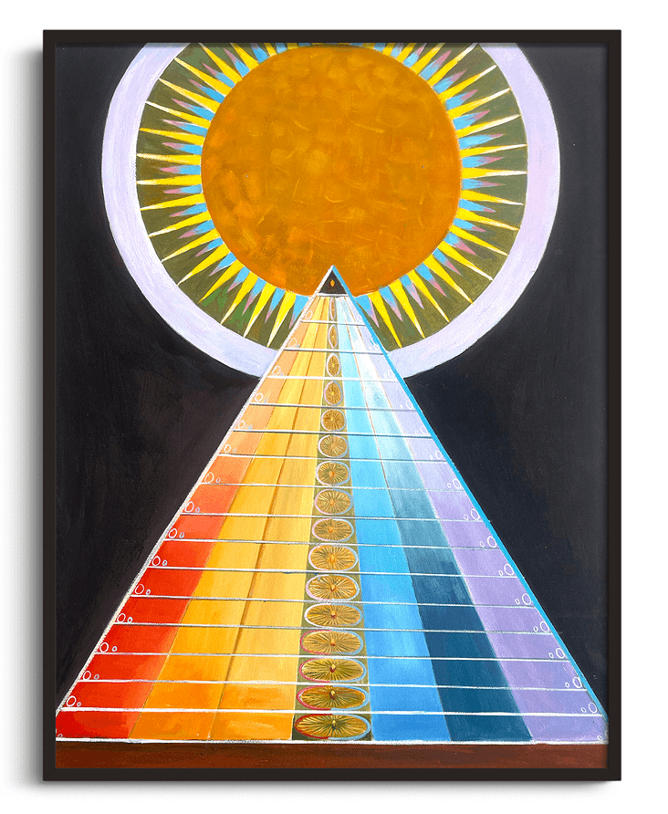 Reproduction of Altarpiece - No 1 by Hilma de Klint – Galerie Mont