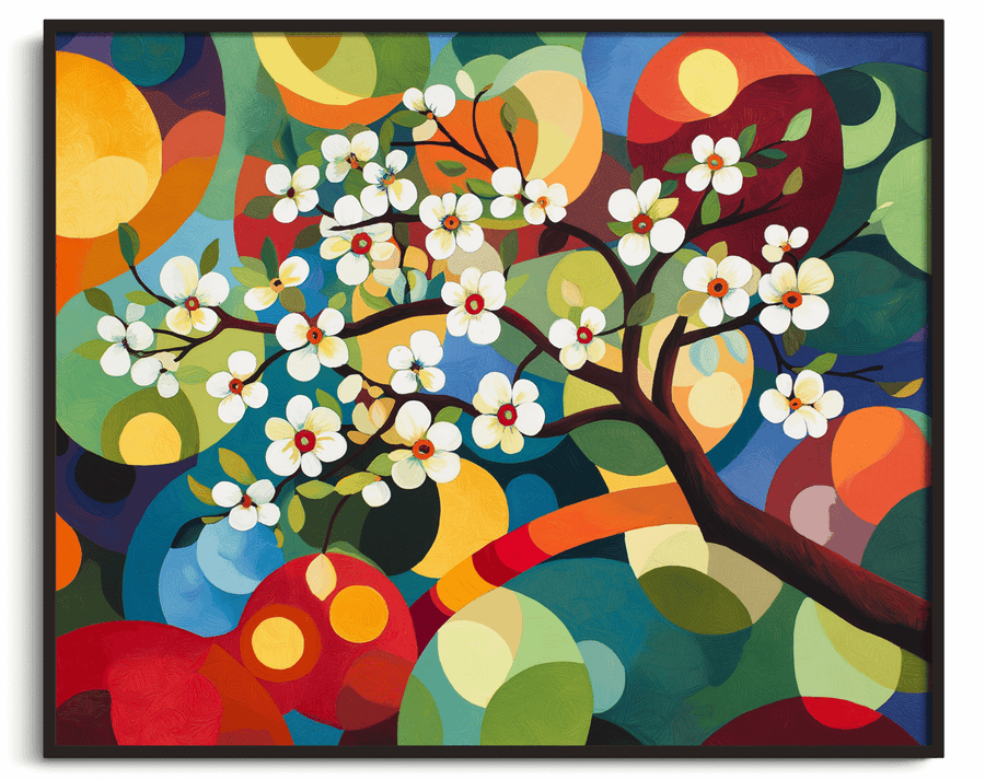 Amandier en fleurs x Delaunay