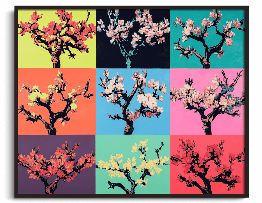 Amandier en fleurs x Warhol