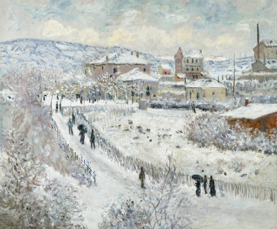 Argenteuil in the snow - Claude Monet