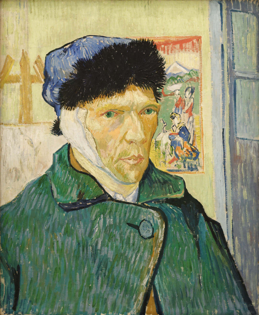 Self-portrait with a bandaged ear II - Vincent Van Gogh