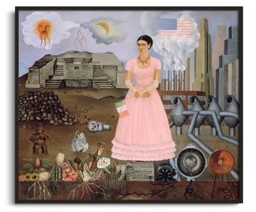 Autoportrait à la Frontière entre le Mexique et les États-Unis - Frida Kahlo
