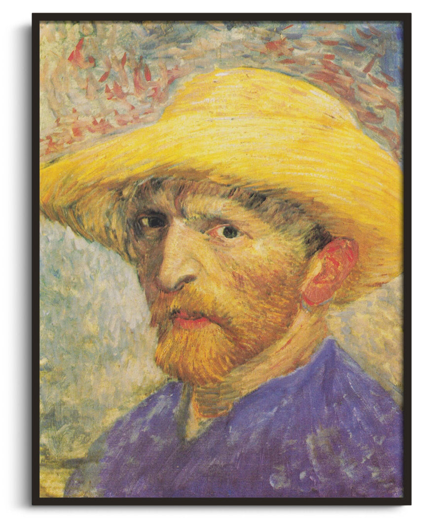 Autoportrait au chapeau de paille - Vincent Van Gogh