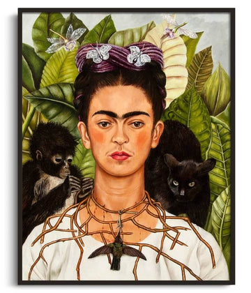 Autoportrait avec Collier d’Épines et Colibri - Frida Kahlo