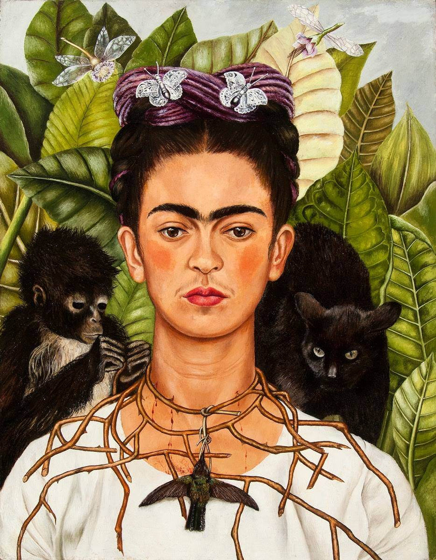 Autoportrait avec Collier d’Épines et Colibri - Frida Kahlo