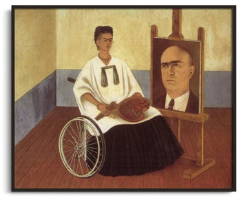 Autoportrait avec le portrait du docteur Farill - Frida Kahlo