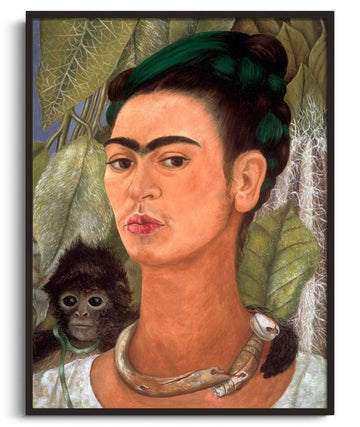 Autoportrait avec un singe - Frida Kahlo