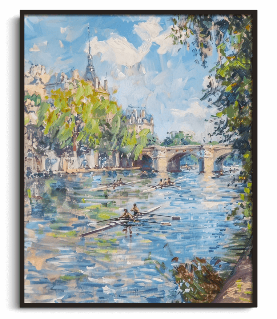 Rameurs sur la Seine x Monet