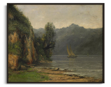 Lake Leman, near Vevey - Gustave Courbet