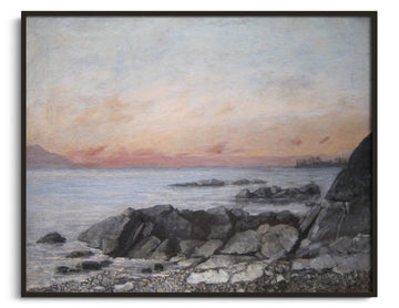Sunset, Vevey - Gustave Courbet