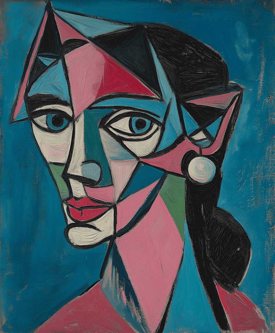 La Jeune Fille à la Perle x Picasso