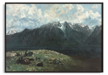 Great Panorama of the Alps, the Dent du Midi - Gustave Courbet