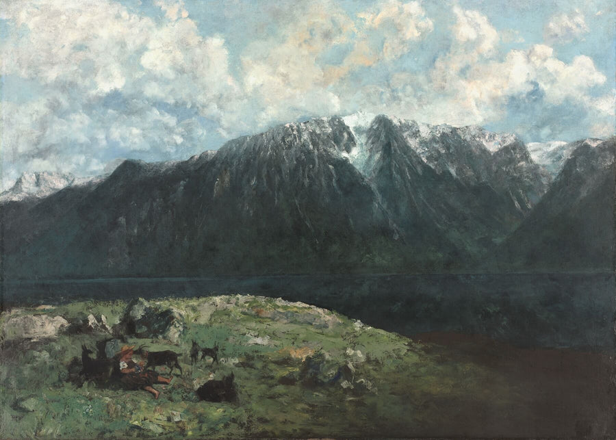 Grand Panorama des Alpes, la Dent du Midi - Gustave Courbet