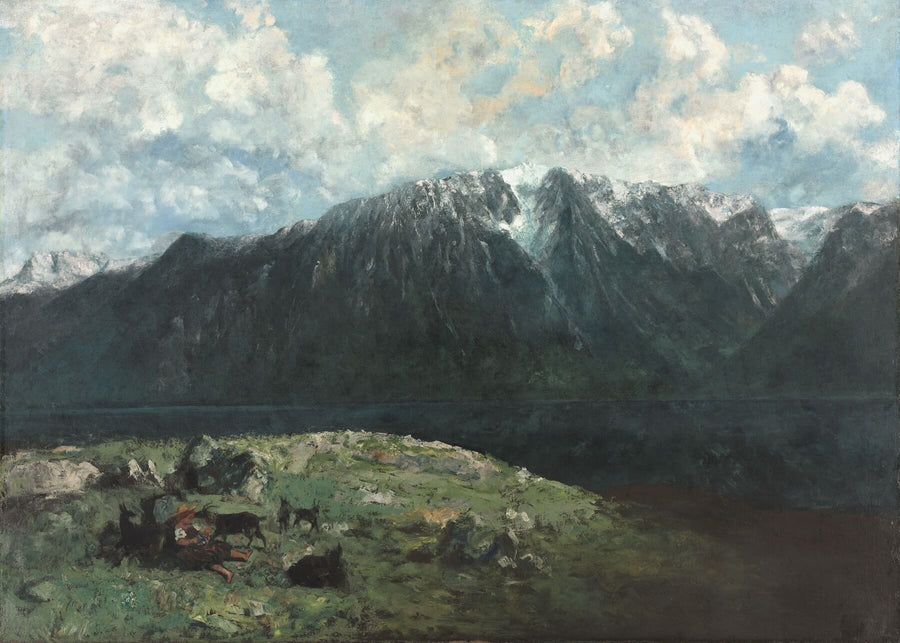 Great Panorama of the Alps, the Dent du Midi - Gustave Courbet