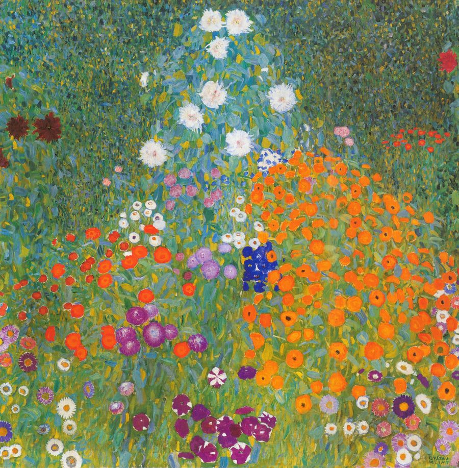 Jardin de chalet - Gustav Klimt