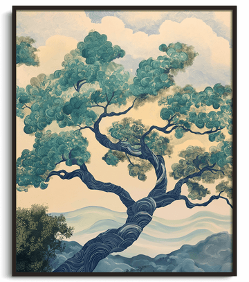 The tree of life x Hokusai