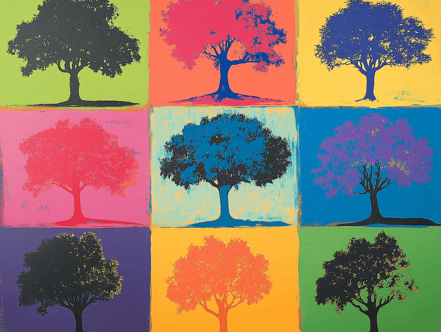 The tree of life x Warhol