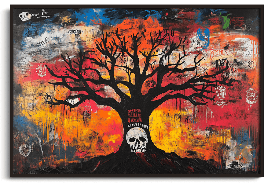 The tree of life x Basquiat