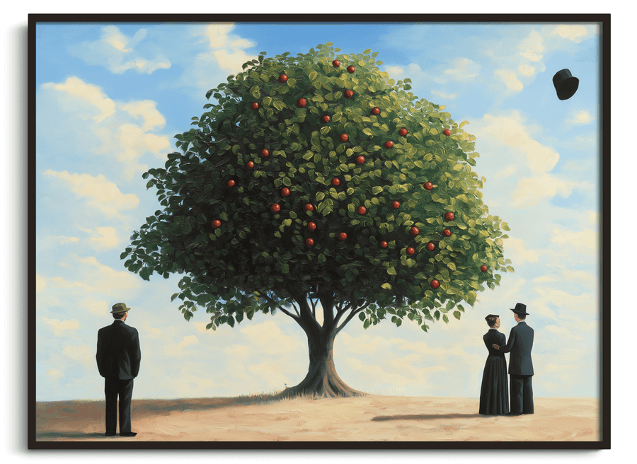 The tree of life x Magritte