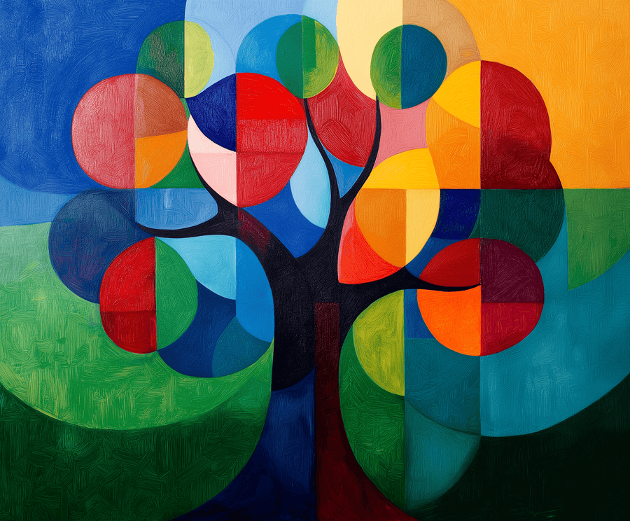 L'arbre de vie x Sonia Delaunay