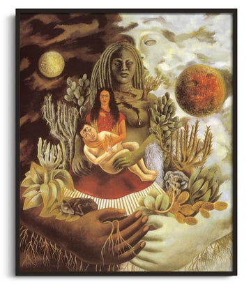 L'étreinte amoureuse de l'Univers, de la Terre (Mexique), de moi-même, de Diego et du Señor Xólotl - Frida Kahlo