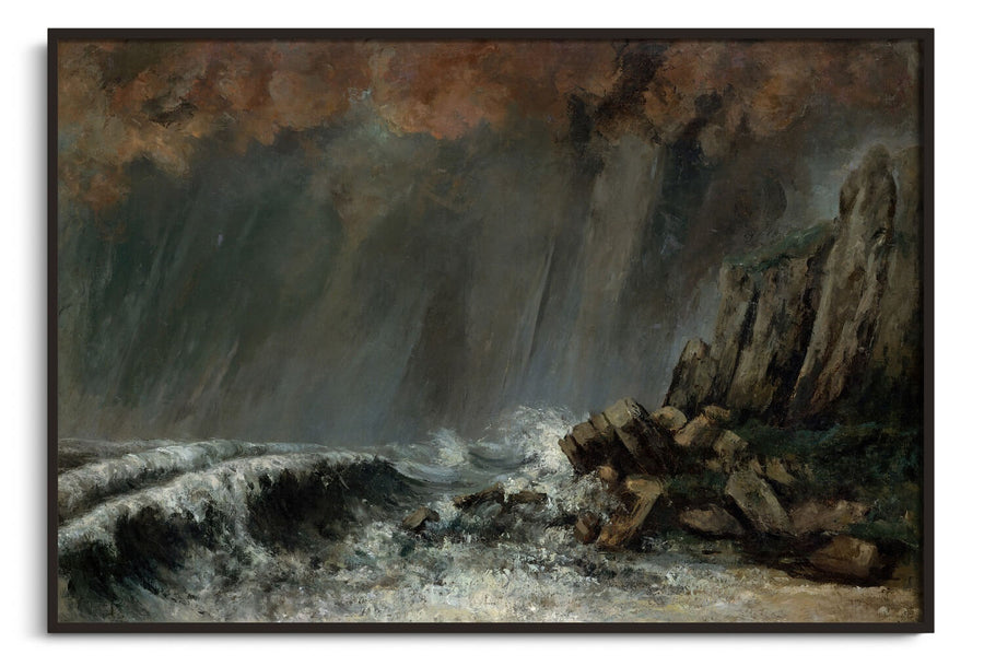 The Stormy Sea - Gustave Courbet