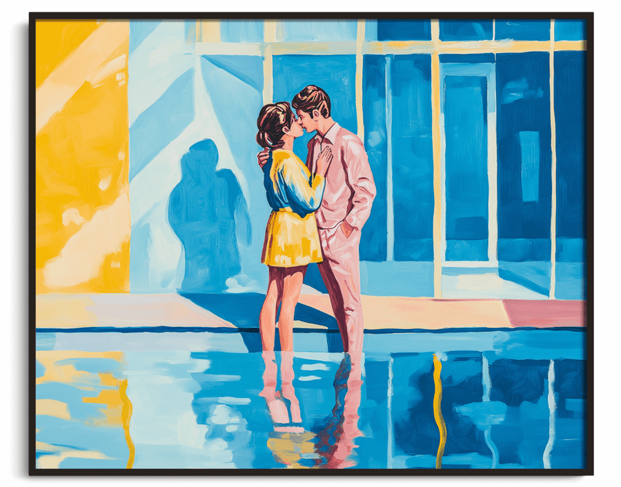 The Kiss x David Hockney