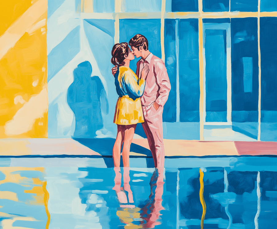 The Kiss x David Hockney