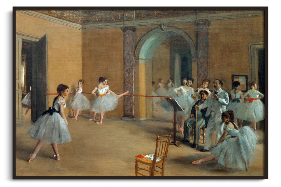 The Dance Foyer at the Opera on the rue Le Peletier - Edgar Degas