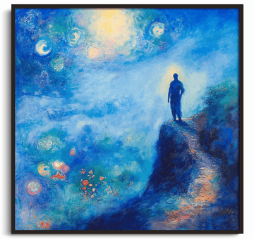 The Traveller over the Sea of Clouds x Chagall