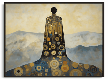 The Traveller over the Sea of Clouds x Klimt