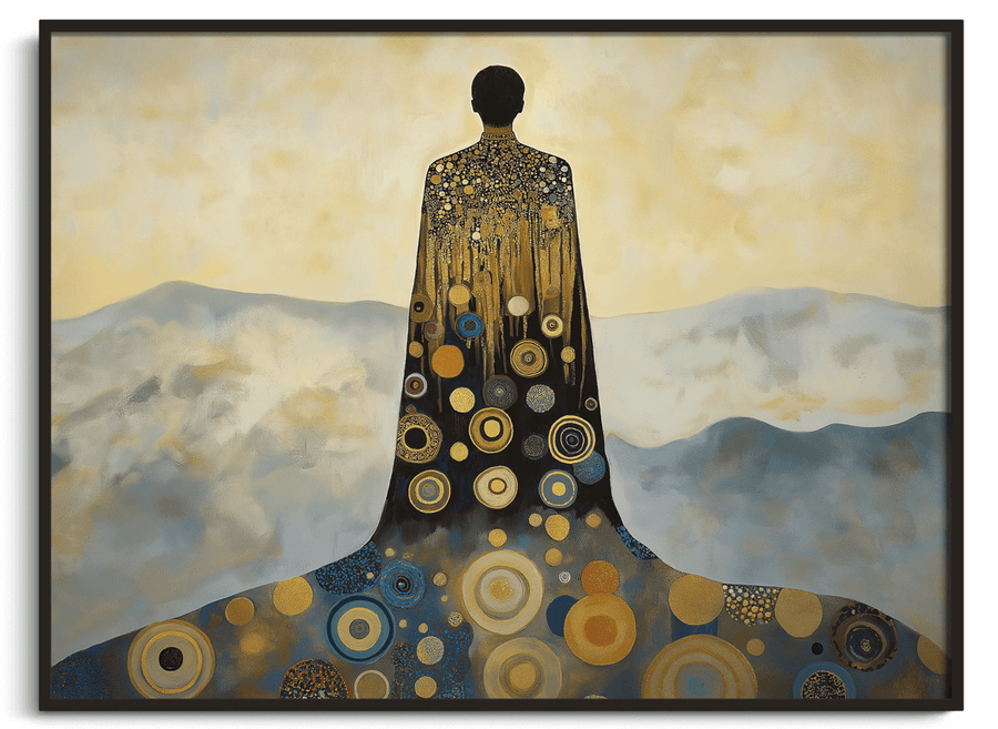 The Traveller over the Sea of Clouds x Klimt