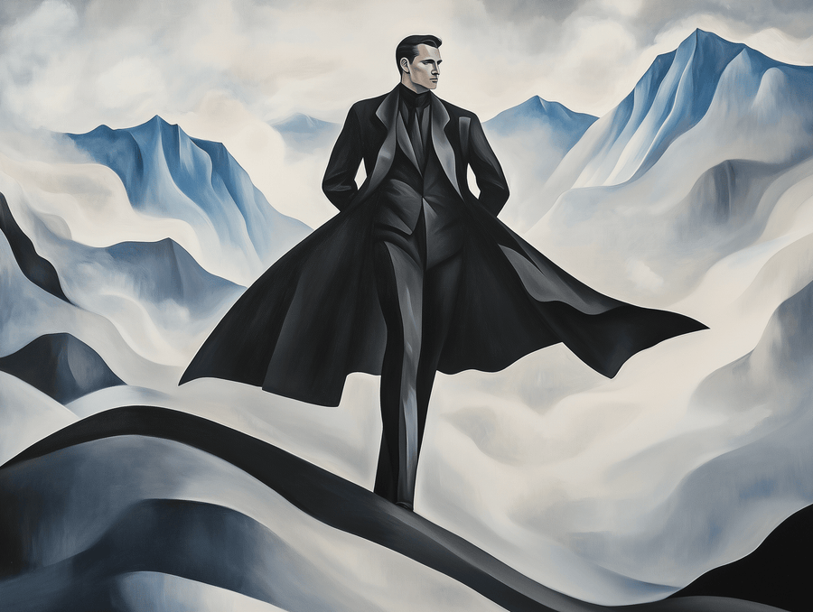 The Traveller over the Sea of Clouds x Lempicka