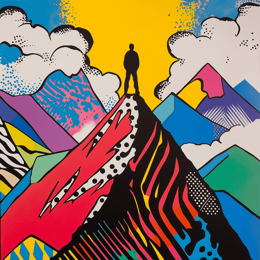 The Traveller over the Sea of Clouds x Lichtenstein