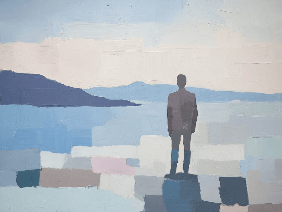 The Traveller over the Sea of Clouds x De Staël