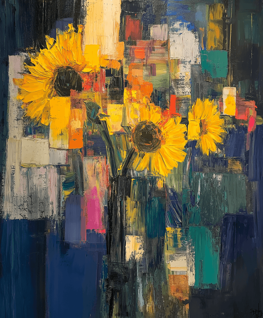 Sunflowers x De Staël