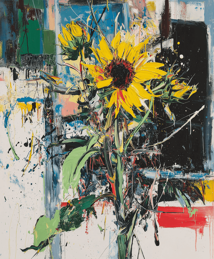 Sunflowers x Pollock