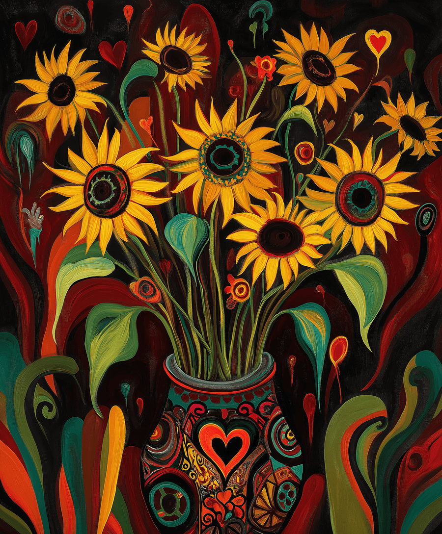 Sunflowers x Kahlo