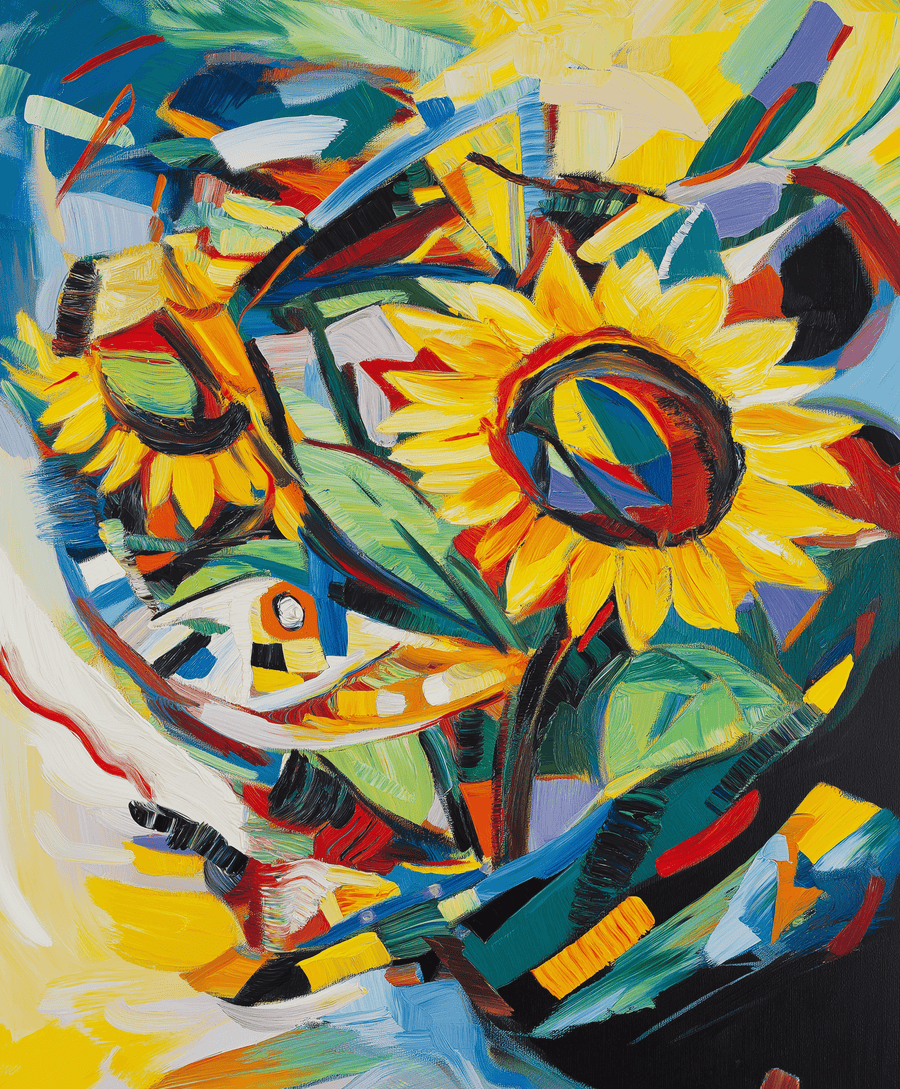 Sunflowers x Kandinsky