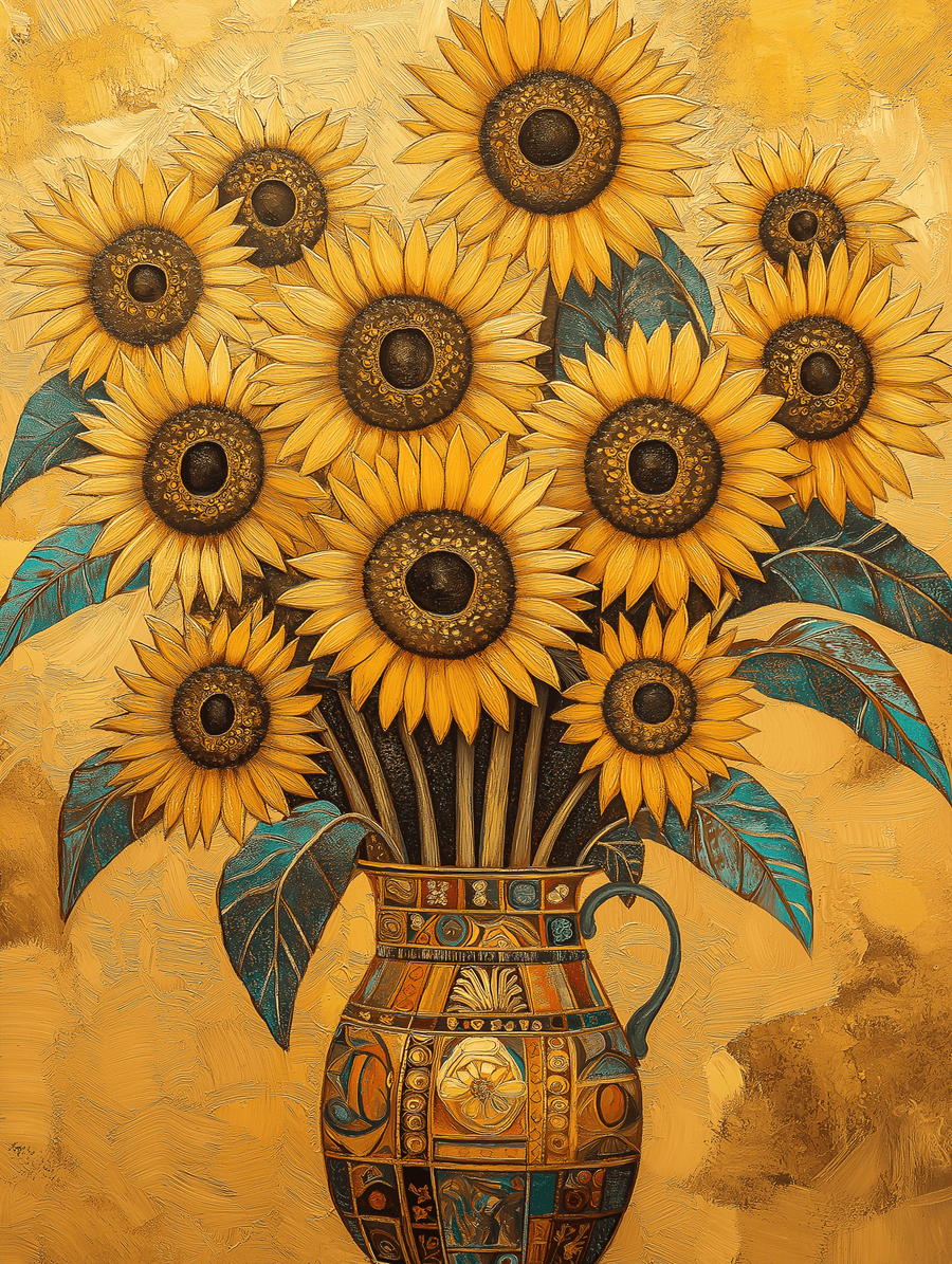 Sunflowers x Klimt