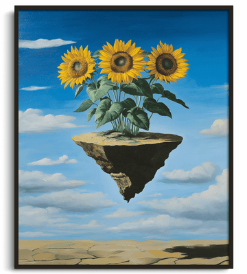 Sunflowers x Magritte