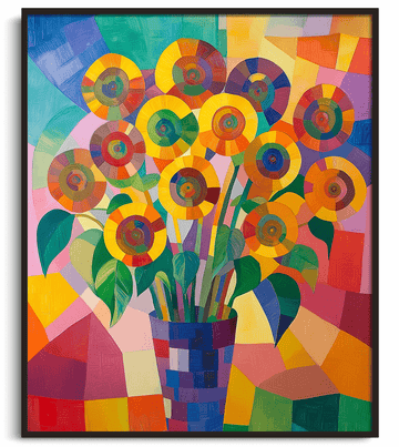 Sunflowers x Sonia Delaunay