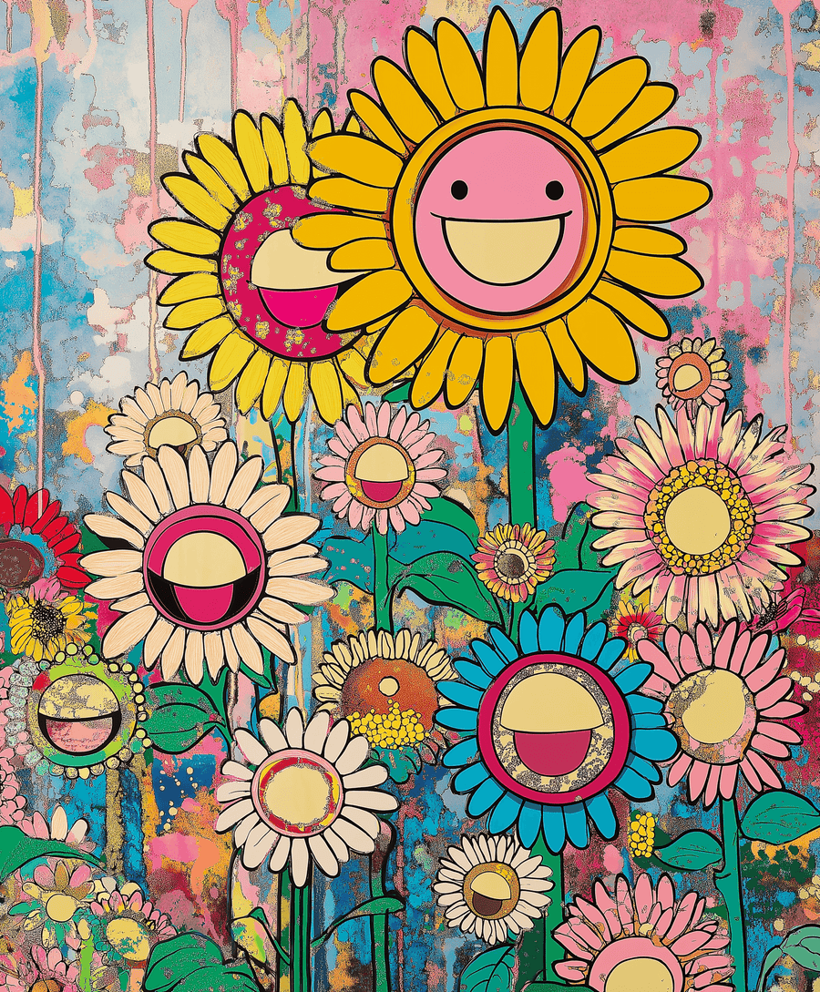 Sunflowers x Murakami