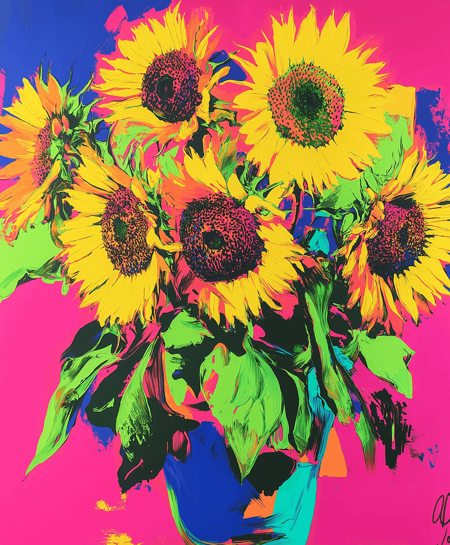 Sunflowers x Warhol